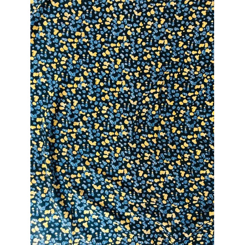 Alphine Nighty Fabric - Cotton, 34 Inches Width, Multicolour, 200-250 GSM, Plain Weave, 2.90 Meters Roll Length - Tear-Resistant, Abstract Printed Design
