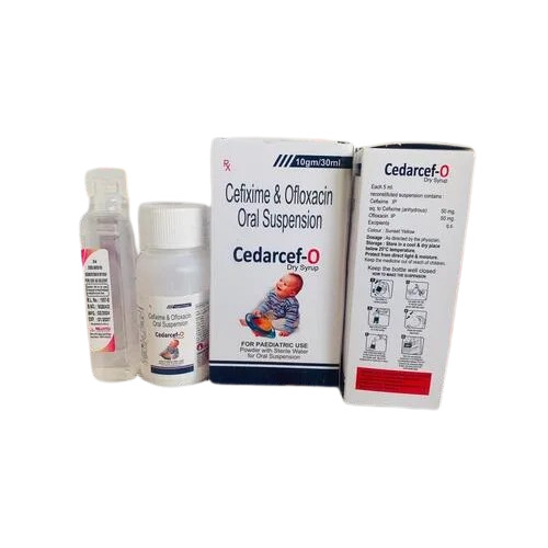 सेफिक्साइम और ओफ्लॉक्सेसिन मौखिक निलंबन