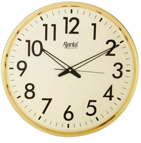 Wall Clock - Round Shape , Lightweight Design for Any Occasion, Long-Lasting Quality, Available in Various Sizes and Colors