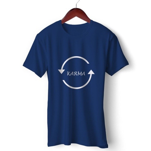 Karma Cotton T Shirt - Age Group: Adult