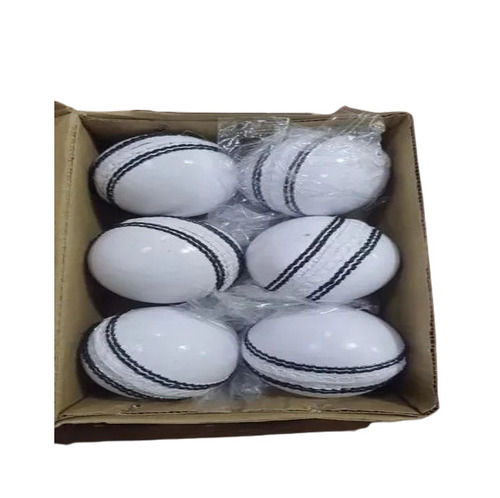 White Leather Cricket Ball