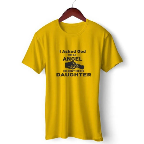 Yellow Cotton T Shirt - Age Group: Adult