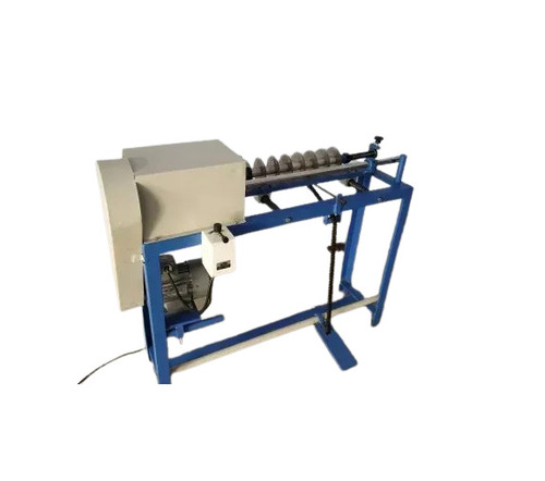 Paper Core Cutting Machine - Solid Steel Material, Standard Size, Blue Color | Manual Control System, Semi-automatic Cutting Function, High Efficiency, Low Noise