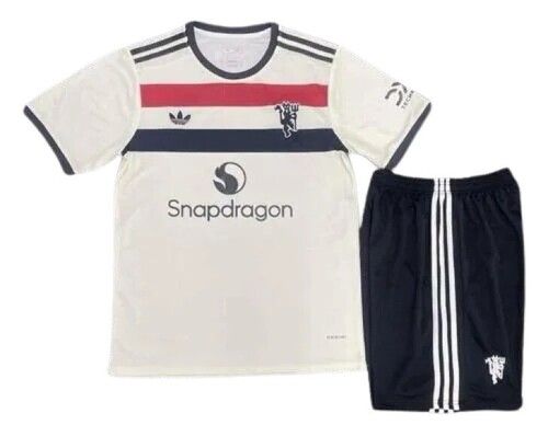 White T Shirt And Shorts Set - Age Group: Kids