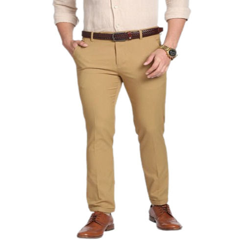 Brown Formal Trouser - Feature: Anti Wrinkle