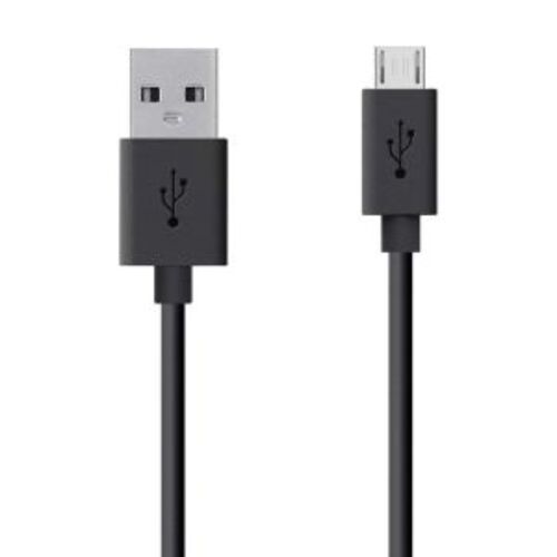Usb Data Cable - ABS Material, Black Color | Quick Data Transfer, Durable, Long Life, Data Sync and Charging in Secure Box Packaging