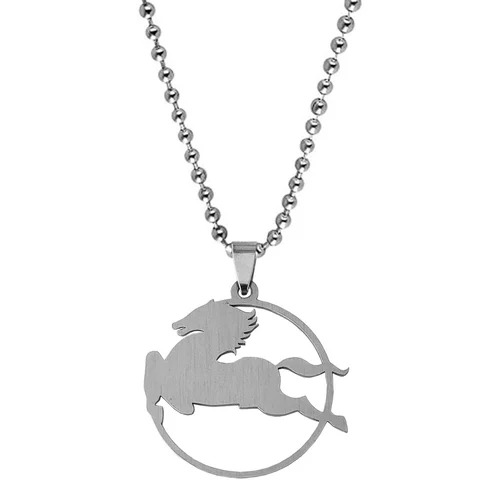 Animal Silver Stainless Steel Pendant Necklace Chain - Various Sizes | Excellent Finish, Lightweight, Color Fade Resistant, True Value for Money, Perfect for Gifting