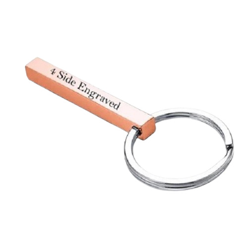 Metal Keychain Ring - Color: Silver