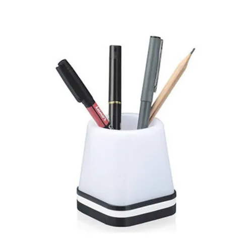 Plastic Pen Stand - Glossy Finish, Lightweight Design | Easy to Clean, Various Sizes Available