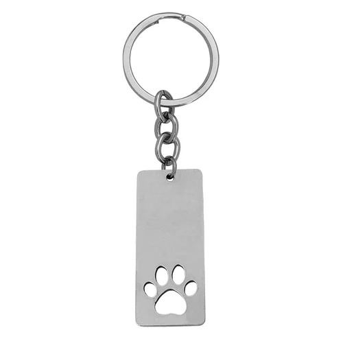 SS Keychain - Metal | Silver, Fancy Appearance, Lightweight, Easy to Clean, Tested on Quality Standards, Ideal for Gifting