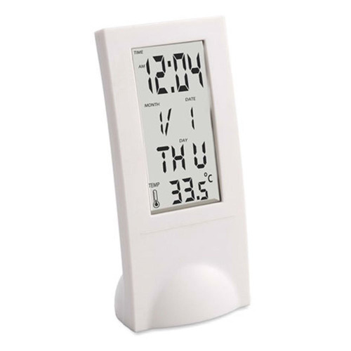 White Digital Table Clock - Various Sizes Available | Lightweight, Long Lasting, Easy To Clean Gift For Any Occasion