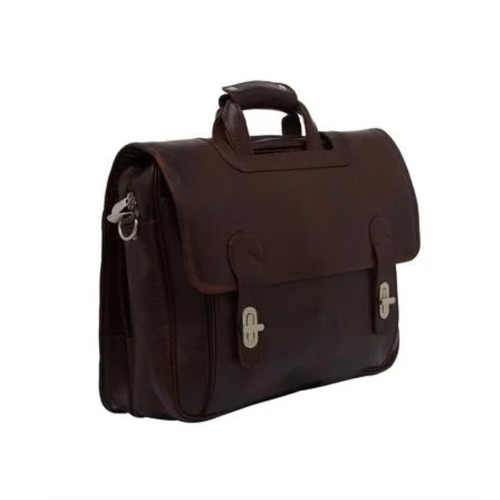 Leather Laptop Bags - Spacious Design with Plain Pattern Various Colors and Sizes Available for Easy Carrying