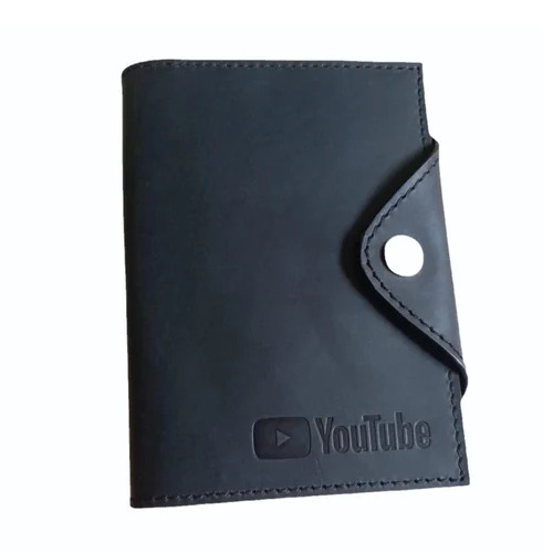 Leather Passport Holder - Color: Black