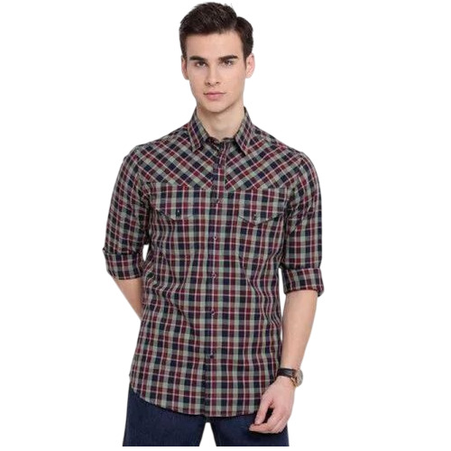 Men Checked Casual Cotton Shirt - Premium Quality, Multi Color | Anti UV, Breathable, Cool Pass, Subtle Patterns, Comfortable Fit, Summer Wear