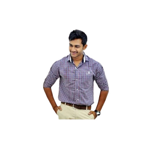 Men Check Shirt