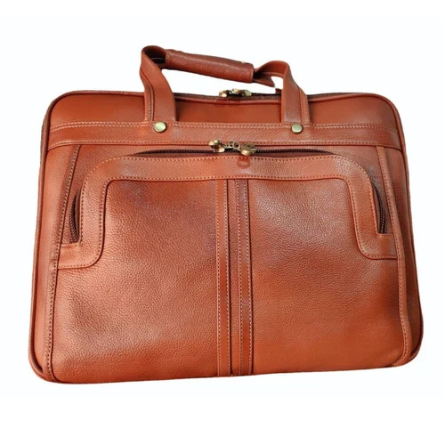 Men Leather Office Bag - High Weight Bearing Capacity Easy to Carry Design | Tested Quality Standards Zipper Closure Various Colors and Sizes