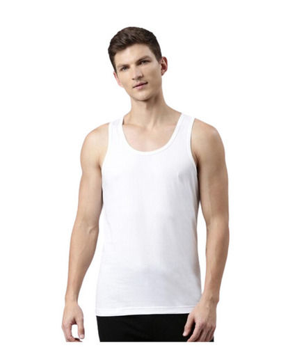 Mens Cotton Vest - Bra Design: Front Closure