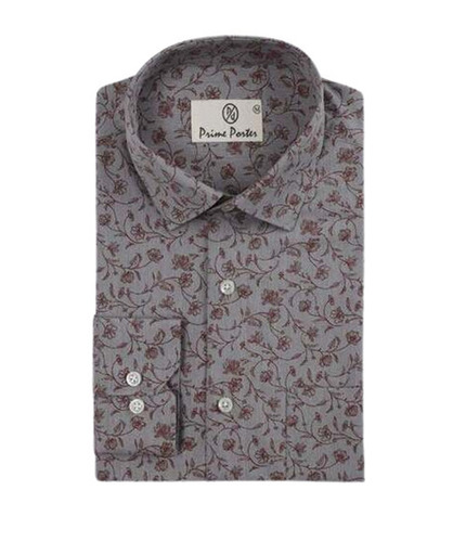 Printed Shirt - Collar Style: Classic