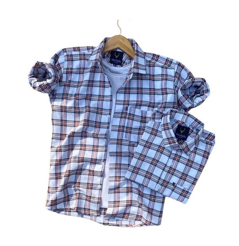 Mens Check Shirts - Chest Size: Regular Fir