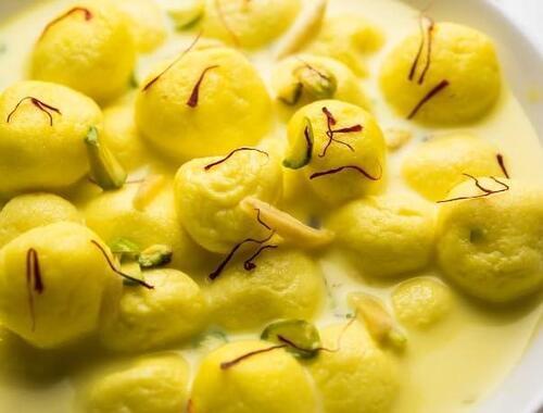 Rasmalai Sweet - Fresh & Soft, 1 Kilogram | 100% Pure, Tasty & Digestive, Regular Size, Grade A, Very Good Quality