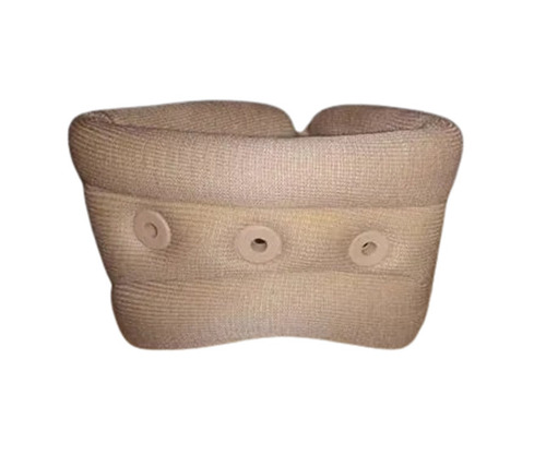 Soft Cervical Collar - Fabric, Standard Size, Plain Pattern, Unisex Design | Skin Friendly, Breathable, Light Weight, Flexible Neck Support
