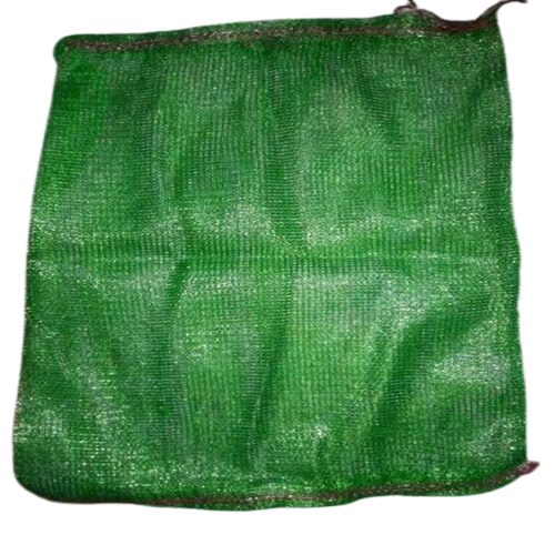 5 Kg Vegetable Mesh Bag - Polypropylene, 220 Mm Width, Green Color | 20 Kg/hr Capacity, Customized Logo And Size Options