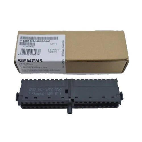 SIEMENS 6ES7392-1AM00-0AA0 - Silver Female Connector, 40 Pins | New Condition, 24 DC Volt Power Mode, Ideal for Automation Systems