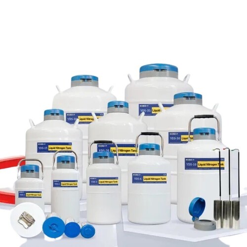 Aluminium Liquid Nitrogen Container - Application: Laboratory