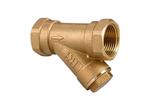 Y Strainer Valve - New Quality Gold Finish Durable Design | Industrial Application Standard Size Water Media