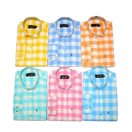 Casual Check Shirt - Premium Cotton, XXS to L Size | Soft Fabric, Button-Down, Breathable Material, Timeless Style, Durable Stitching, Versatile Wear