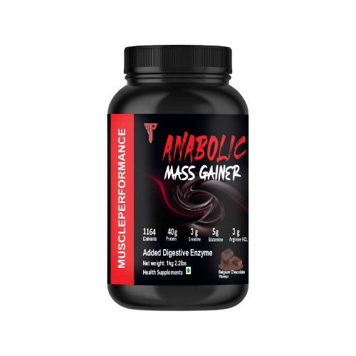 Chocolate Mass Gainer 1 Kg - Additional Ingredient: Concentrate Protein