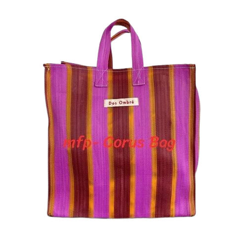 Nylon Bags - 50 kg Capacity, Multicolor Design | Durable, Comfortable, Attractive with Zipper Top Closure and Fine Surface Handling