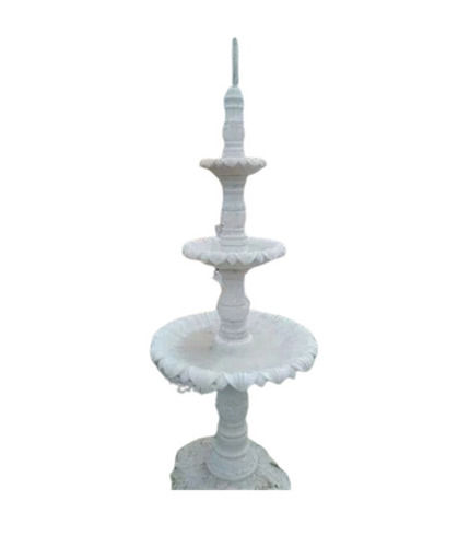 Three Tier Fountain - Color: White