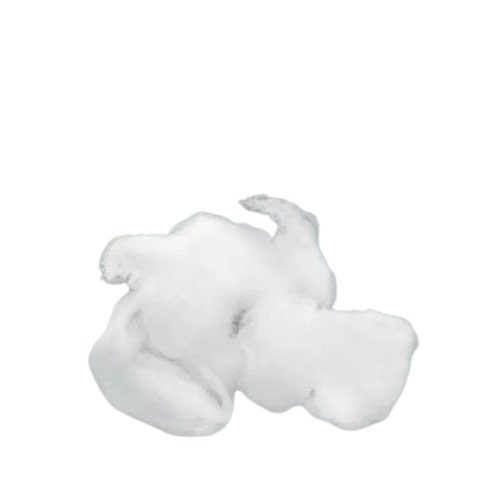 Deodorant Staple Fiber - Silver Ion Antibacterial Polyester, Optimum Grade Premium Quality, White Raw Fiber for Filling Material