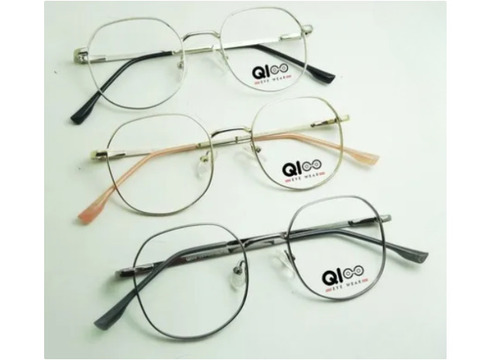 Designer Metallic Eyewear Frames - Metal Material, Polished Finishing, Available In Various Colors | Modern Design for Men and Women