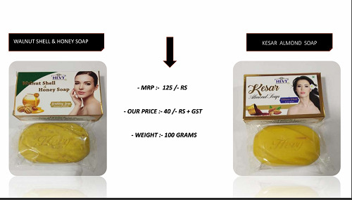 High Foam Kesar Almond Bath Soap