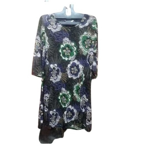 Ladies Kurta - Cotton, Customized Sizes S-XL, Multiple Colors and Printed Patterns | Breathable Fabric, Short Sleeves or Sleeveless Options, Modern Casual Style for Summer