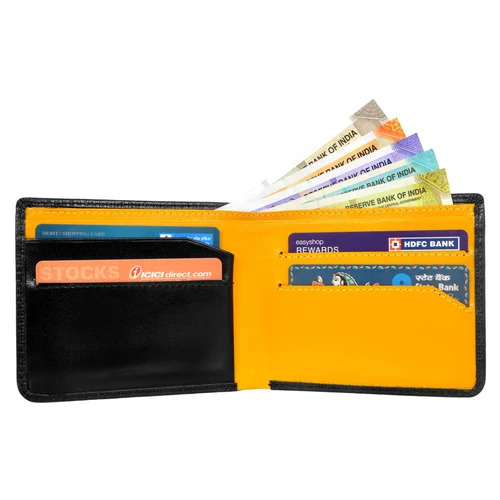 Rfid Protected Multicolor Leather Wallets - Color: Comes In Various Colors