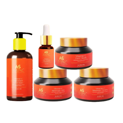 Vitamin C Facial Kit - Antioxidant Enriched, Age-Defying Creams for Radiant Skin | Brightening, Even Skin Tone, Moisture Maintenance, Wound Healing, Redness Reduction