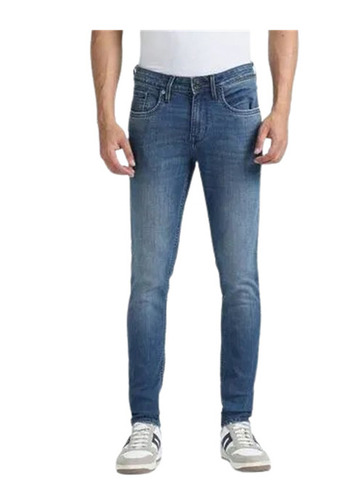Blue Denim Jeans - Superior Quality, Regular Fit, Zipper Fly, Button Closure, Anti Wrinkle, Quick Dry, Breathable, Machine Washable, Suitable for All Seasons