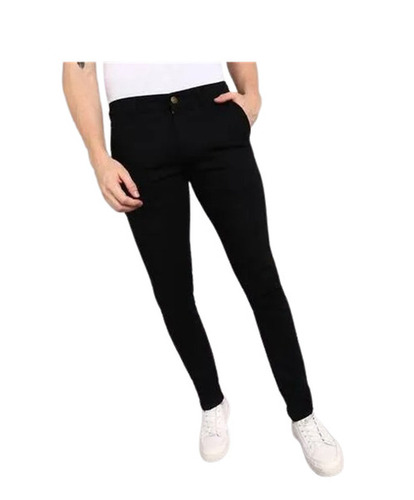 Mens Slim Fit Denim Jeans - Superior Quality, Zipper Fly Closure, Black Color | Quick Dry, Washable, Breathable, Anti Pilling