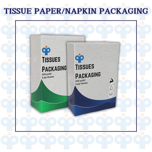 Tissue Packaging Pouch - Durable Eco-Friendly White Tissue Material | Ideal for Sustainable Packaging Solutions