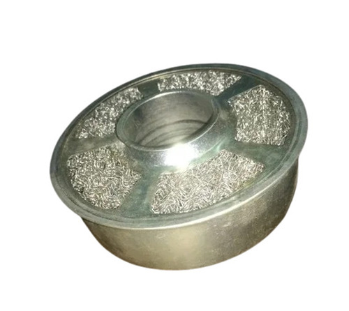 Filter Elements - Metal, Standard Size, Polished Silver Finish | 100% Efficiency, Easy To Install, Corrosion And Rust Resistant
