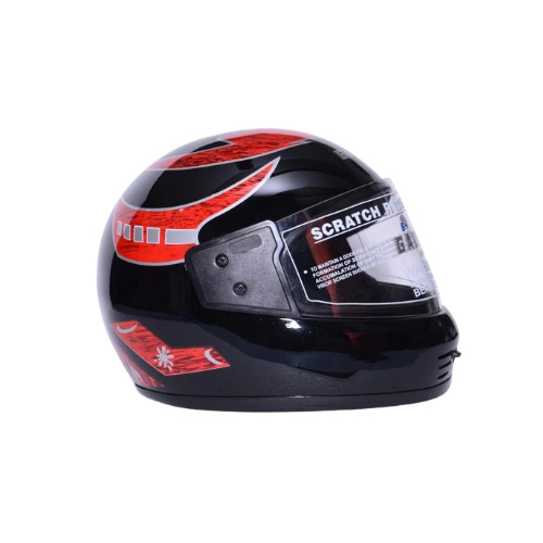 Gati 1 Bike Full Face Helmet - Fiberglass, Size M, Multicolor, Matt Finish, Clear Visor | Youth Motorcycle Helmet, ISI Approved, Riding Use