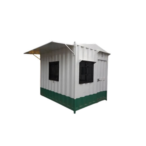 Portable Security Cabin - MS Steel Frame, Spacious Interior with PVC Windows , Quick Setup and Easy Relocation Features