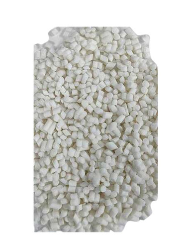 White PVC Compound - Granular, 5 mm Size, 5 mm Thickness, Rigid Material | Smooth Surface, Eco-Friendly, Waterproof, High Flame Resistance