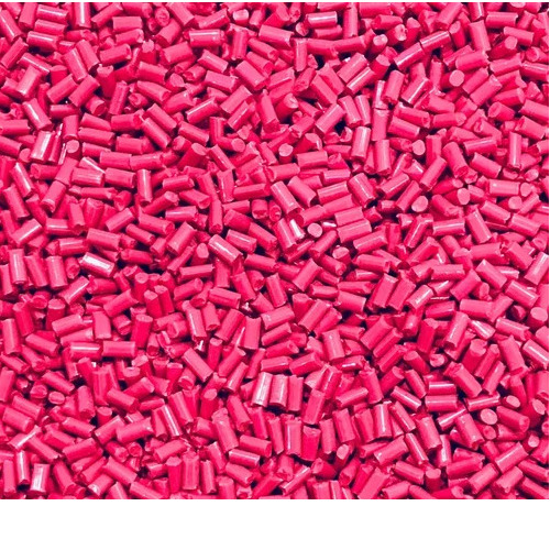 ABS Plastic - Industrial Grade, Reddish Pink Granules | Eco Friendly, Recycled Material for Plastic Industry