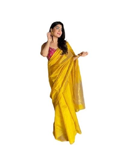 Chanderi Silk Saree - Material: Cotton