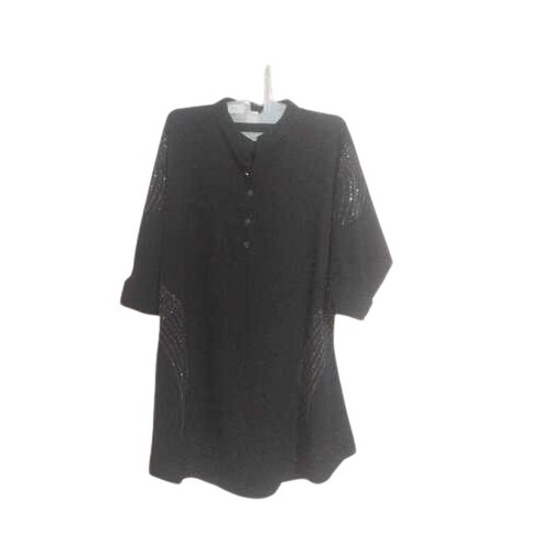 Elegant Chiffon Top - Full Sleeves, Multicoloured Printed Design | Lightweight Comfort, Decorative Sequins Closure, Perfect for Formal Occasions