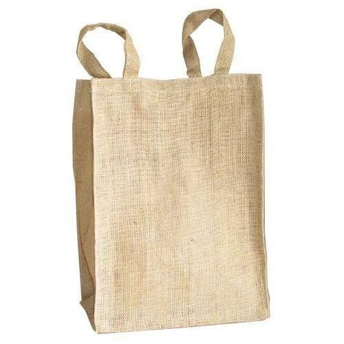 Jute Hessian Cloth Bag - Color: Golden